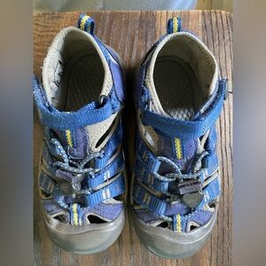 Keen Kids Blue and Tan Adventure Sandals